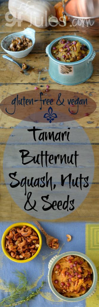 Gluten Free Tamari Butternut Squash, Nuts & Seeds | gfJules.com