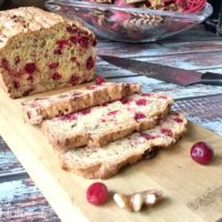 Gluten Free Cranberry Orange Quick Bread