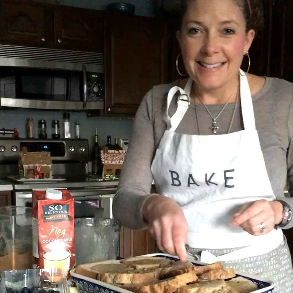 jules so delicious nog and overnight gluten free french toast casserole