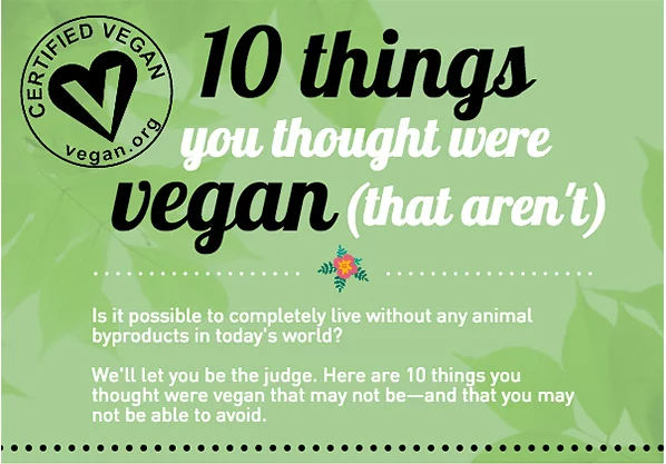10 things that aren't vegan