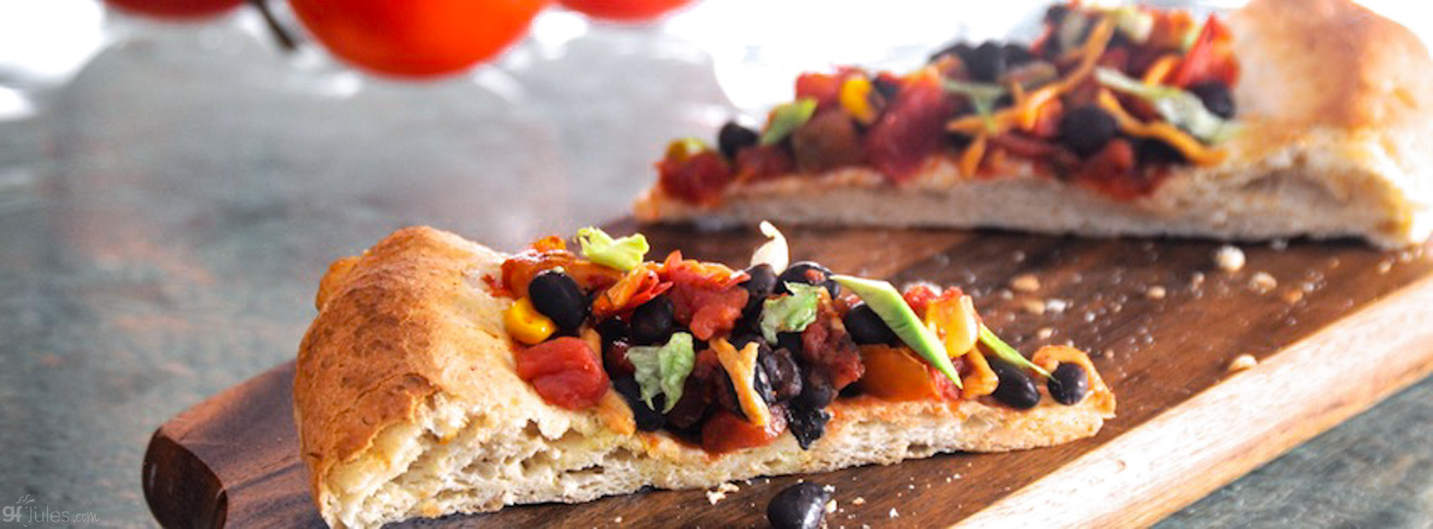 banner gluten free mexican pizza