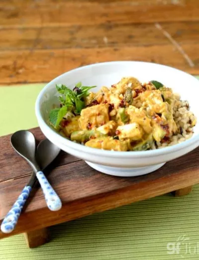 Gluten Free Pumpkin Curry with spoons