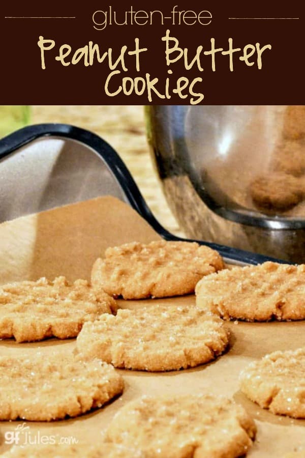 Gluten Free Peanut Butter Cookies - gfJules