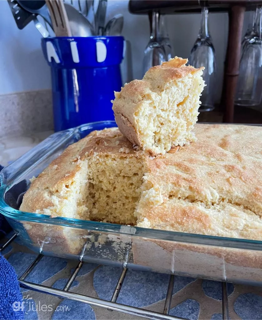 gluten free cornbread in 9x13