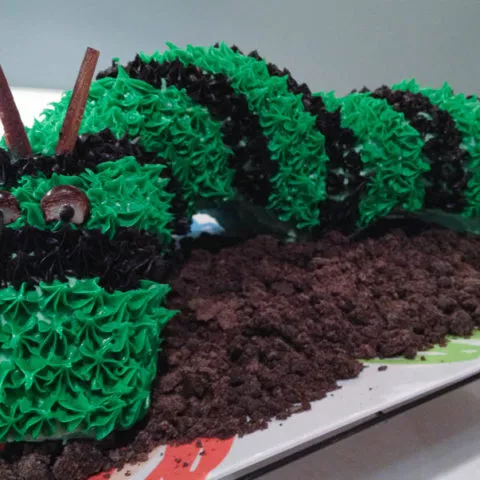 gluten free caterpillar cake |gfJules