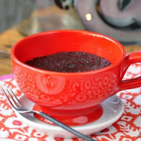 5 minute chocolate mug cake