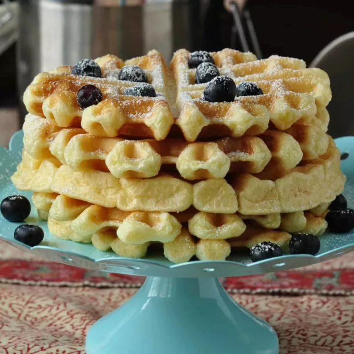 Gluten Free Belgian Waffles Recipe Light Fluffy Gfjules Com