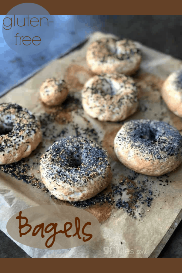 Easy, gluten free bagel recipe. With #1-rated gfJules Flour, BOTH belong in the same sentence. Get the flour, follow the easy instructions. Bagel Bliss!