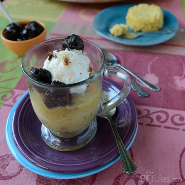 gluten free Vanilla Mug cake