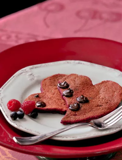 gluten free heart pancakes | gfJules