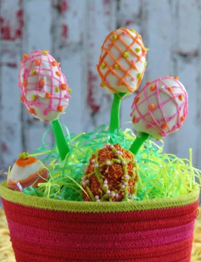 Gluten Free Easter Egg Cake Pops square