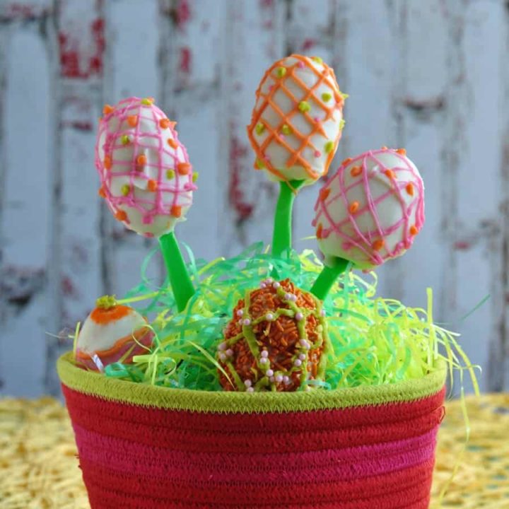 Gluten Free Easter Egg Cake Pops square