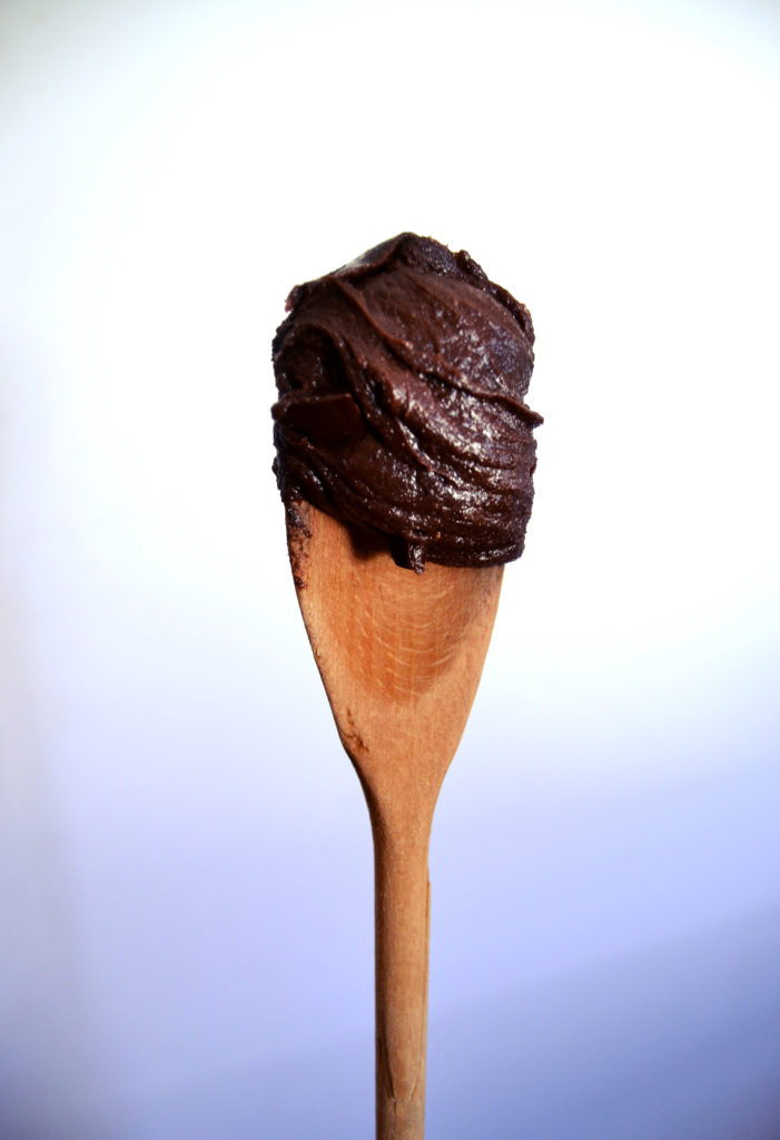 brownie on a spoon