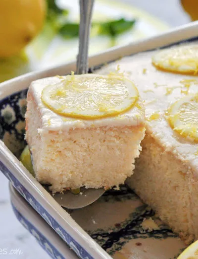 Gluten Free Lemon Cake sq