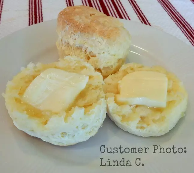 Linda C's gluten free biscuits and butter