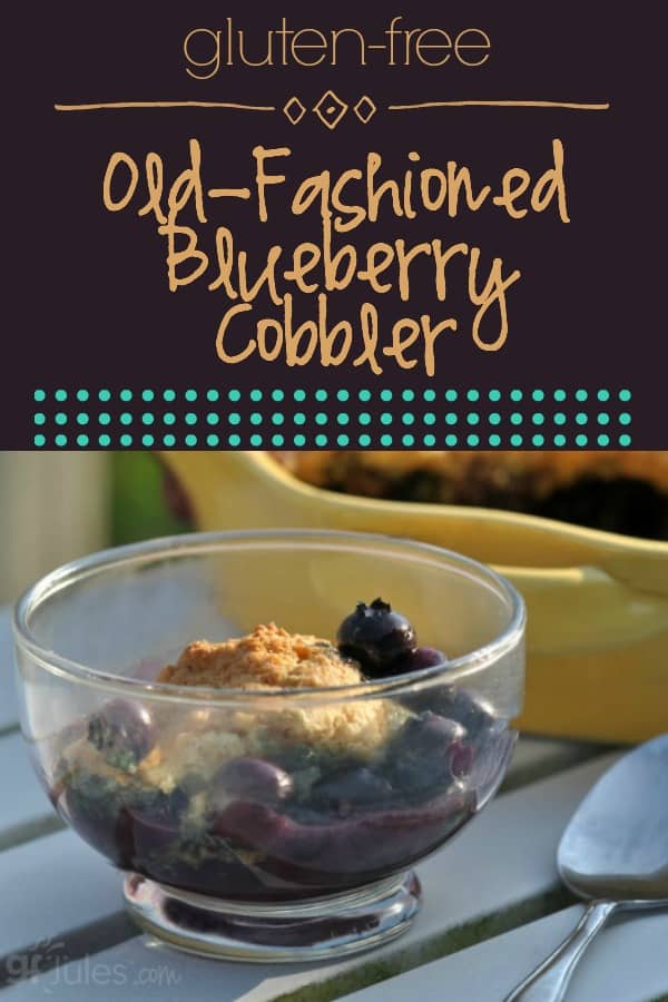 Gluten Free Old-Fashioned Blueberry Cobbler by gfJules will please any guest!