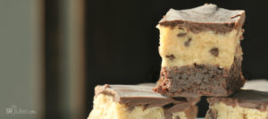 gluten free chocolate chip cookie dough brownies banner