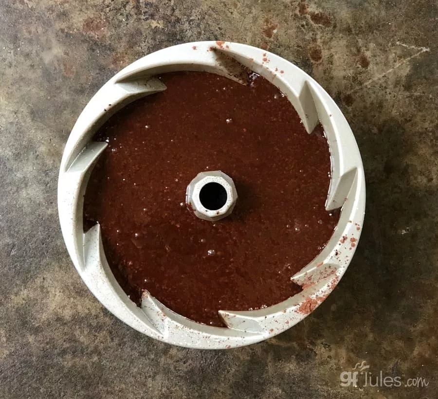 gluten free chocolate beer cake batter