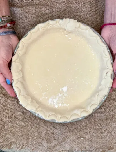 Gluten free Pie crust before freezing