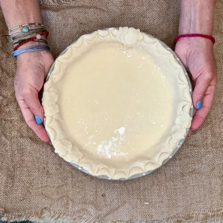 Gluten free Pie crust before freezing