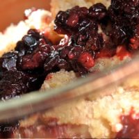 easy gluten free fruit cobbler