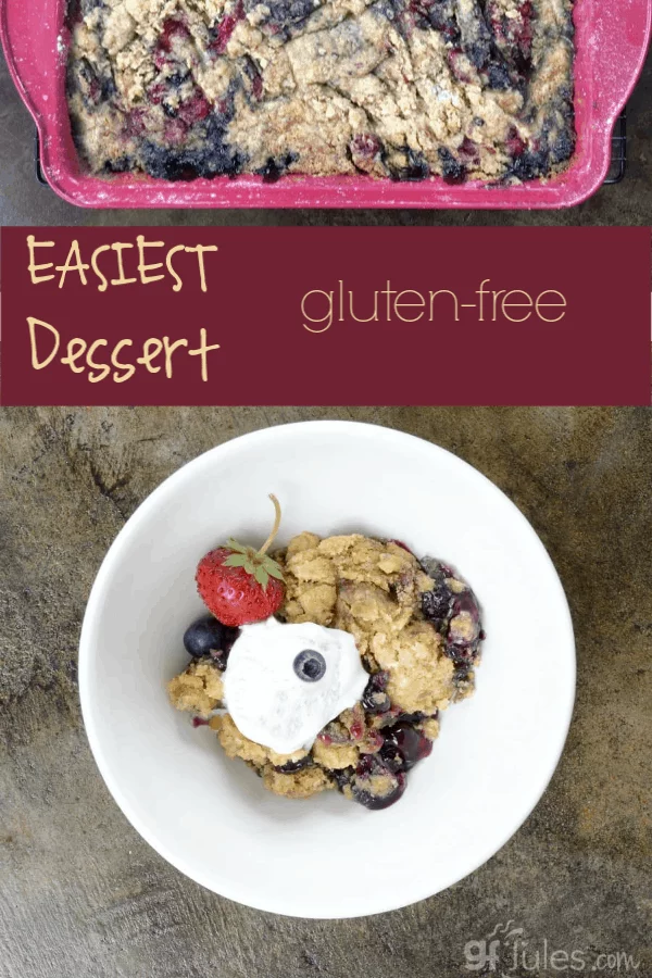 Easiest Gluten Free Dessert - quick and delicious - gfJules