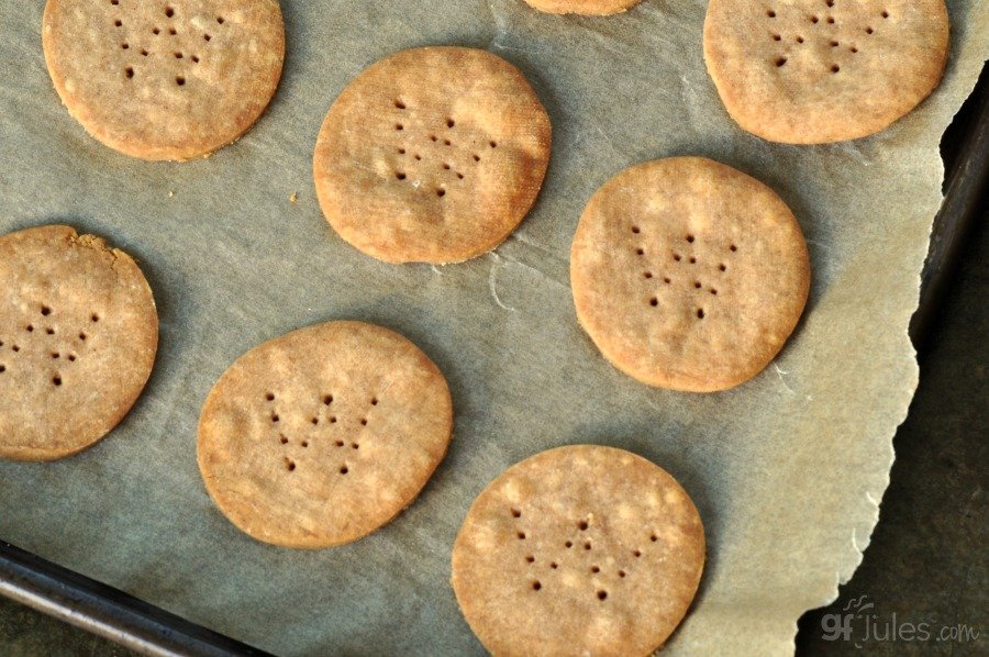 Gluten Free Teething Wafers on tray