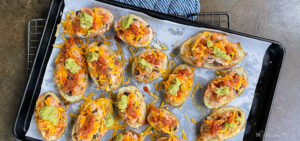 gluten free vegan potato skins banner