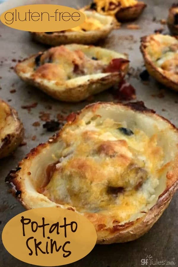 Gluten Free Potato Skins by gfJules are a great appetizer!