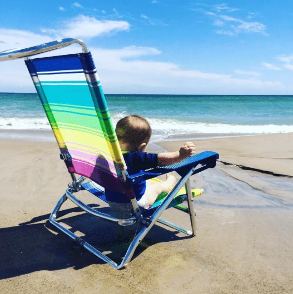 Wyatt on the beach