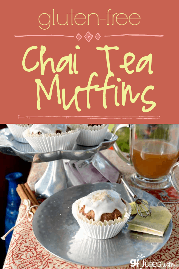 Add the divine flavor of chai to a gluten free muffin and you get cold weather Gluten Free Chai Tea Muffins nirvana!