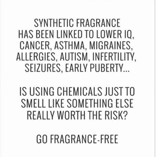 go fragrance-free