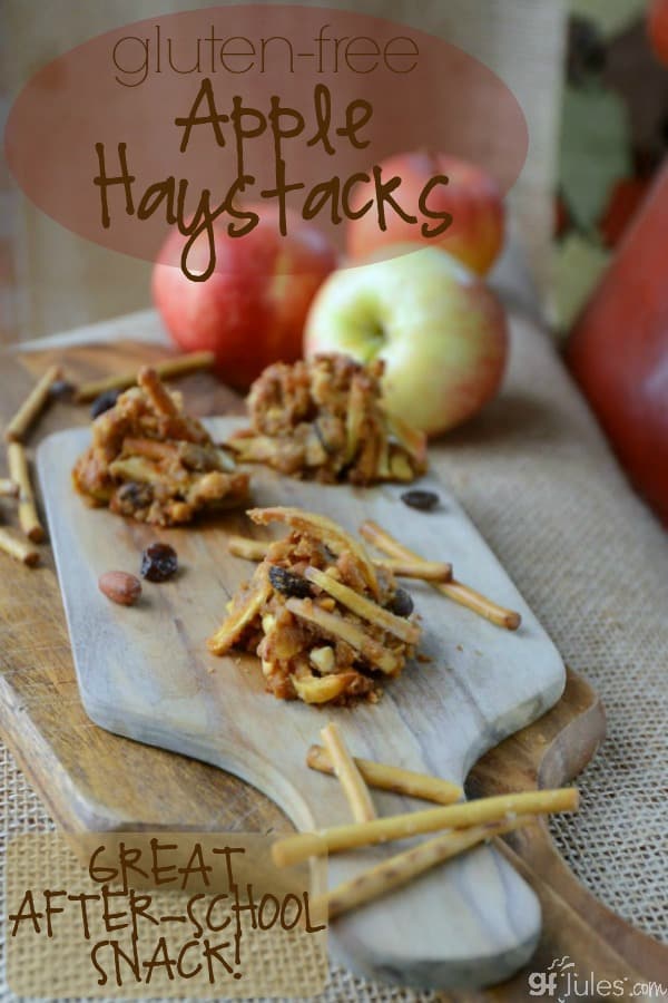 Gluten Free Apple Haystacks by gfJules are packed with protein. 