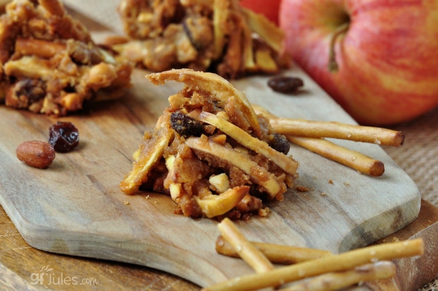 Gluten Free Apple Haystacks