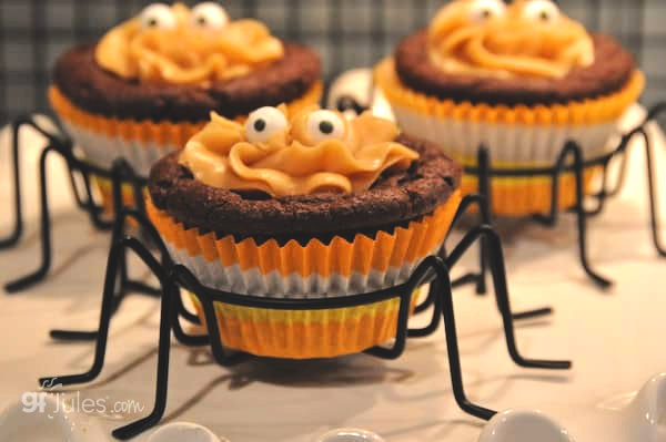 gluten free chocolate cupcakes spider-chocolate-cupcakes