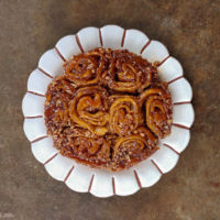gluten free cinnamon sticky buns 2020 on plate