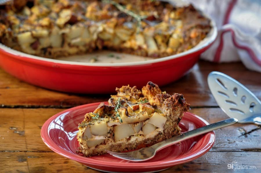 gluten free thanksgiving stuffing quiche