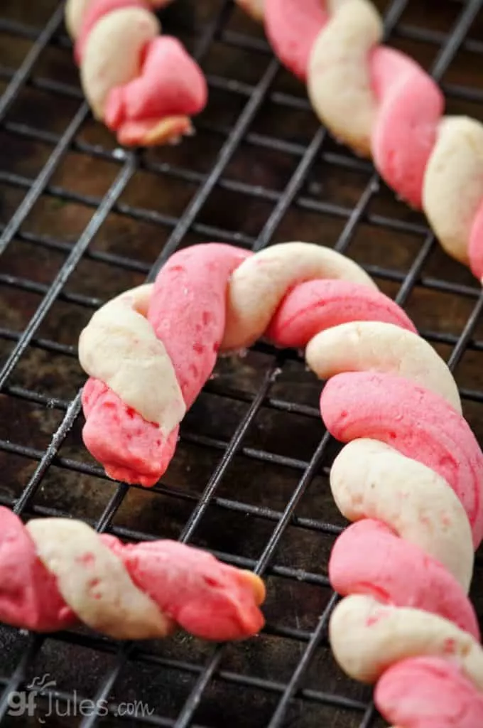 Gluten Free Candy Cane Cookie