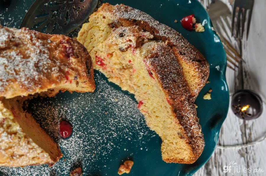 Gluten Free Panettone slices