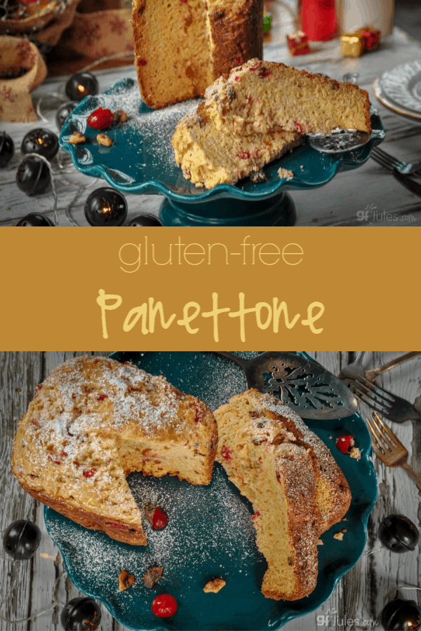 Gluten Free Panettone for bread machine or oven