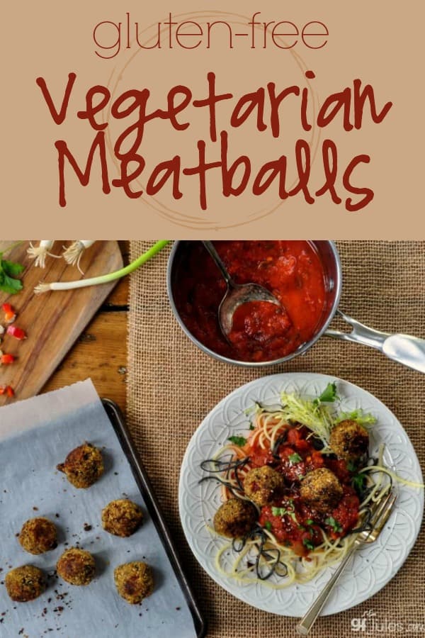 gluten free Vegetarian Meatballs - gfJules