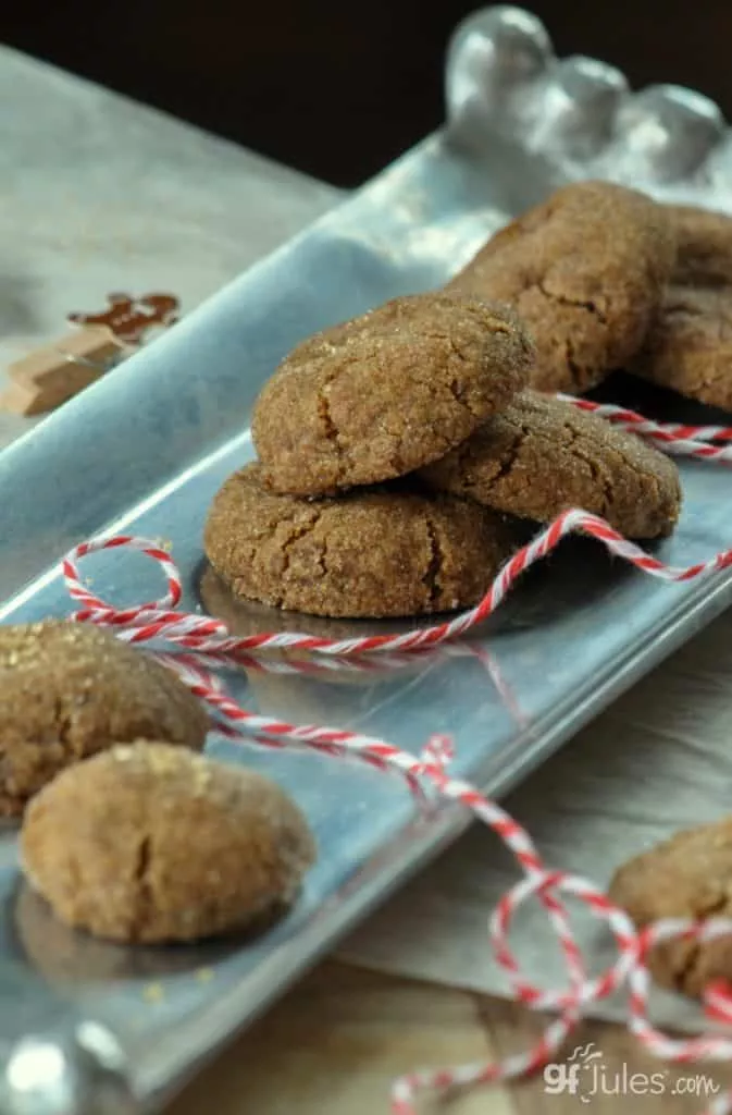 gluten free gingersnaps with string