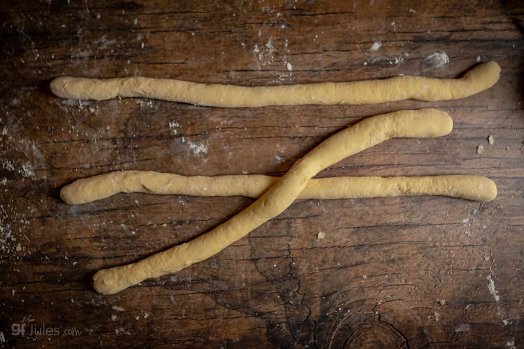 gluten free challah dough step 3