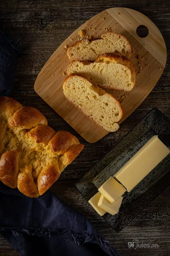 sliced gluten free challah