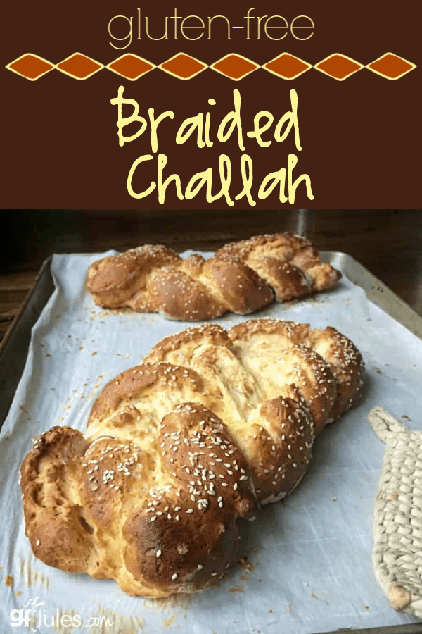 Gluten free challah is great anytime! Especially when you can't even tell it's gluten free. Made w/ soft, never-gritty gfJules Flour, that's what's you get!