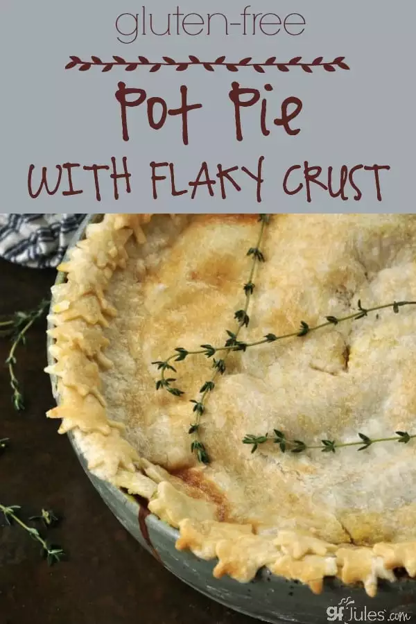 Gluten Free Pot Pie with Flaky Crust - gfJules