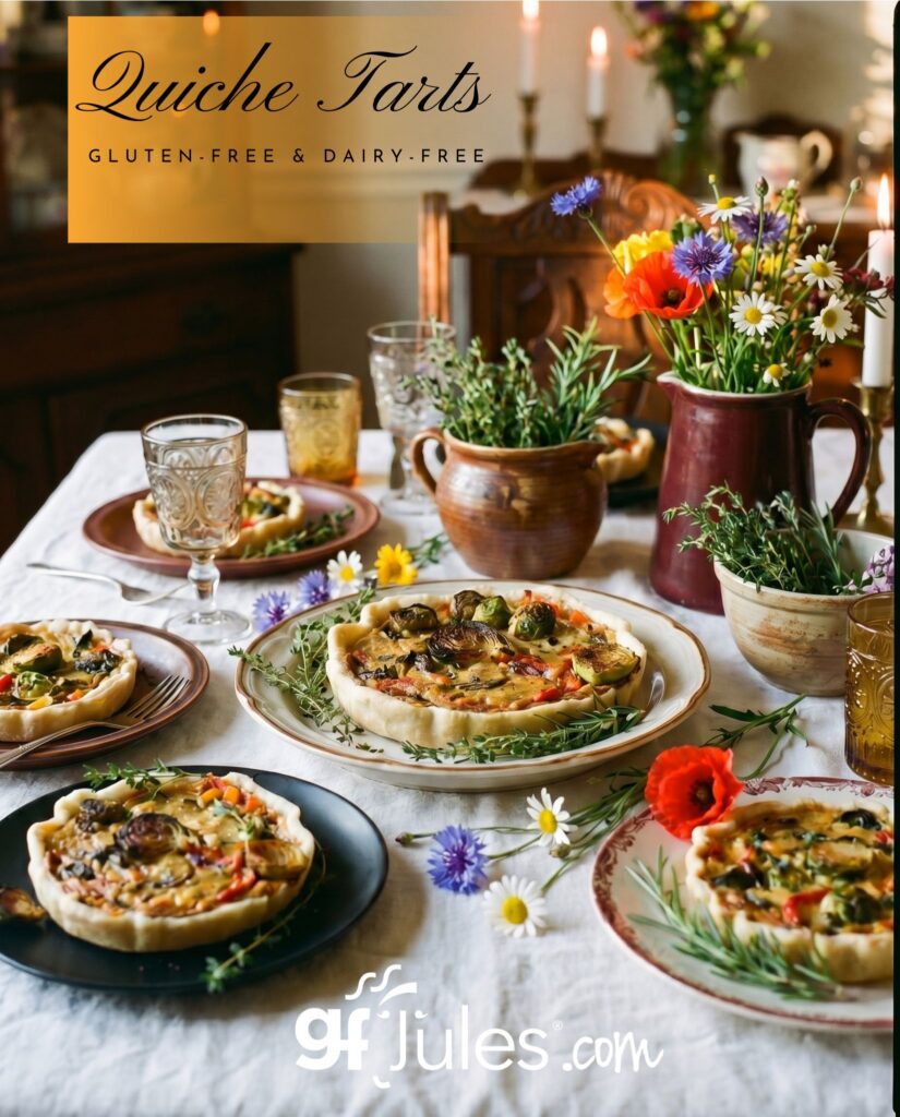 Quiche Tarts gluten free and dairy free