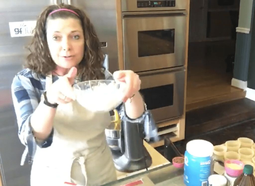 Jules shows how to make gluten free black bottom cupcakes