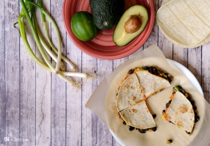 Quick Gluten Free Quesadilla Recipe your easy meal solution! gfJules