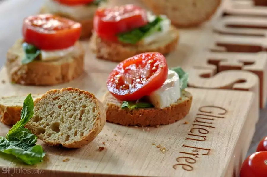 gluten free bruschetta